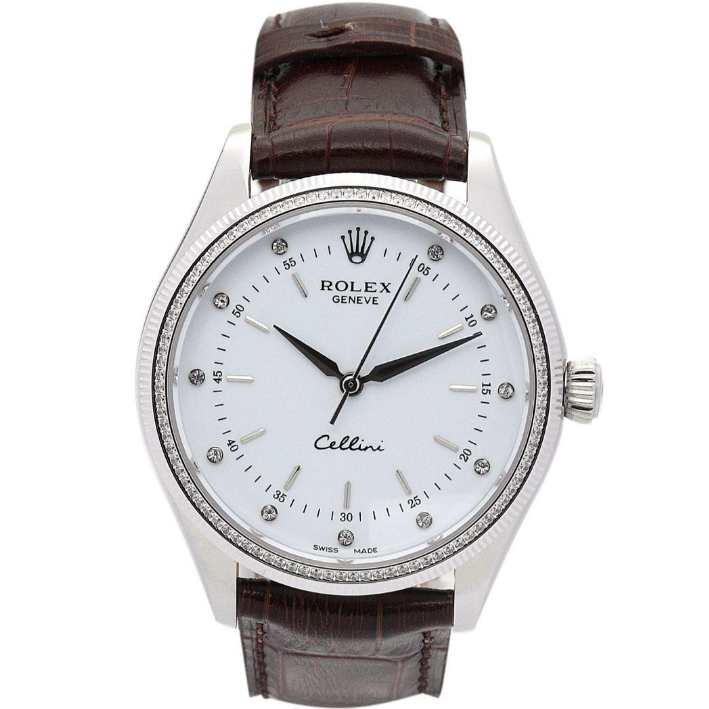 Rolex Cellini Quartz White 42338 40MM