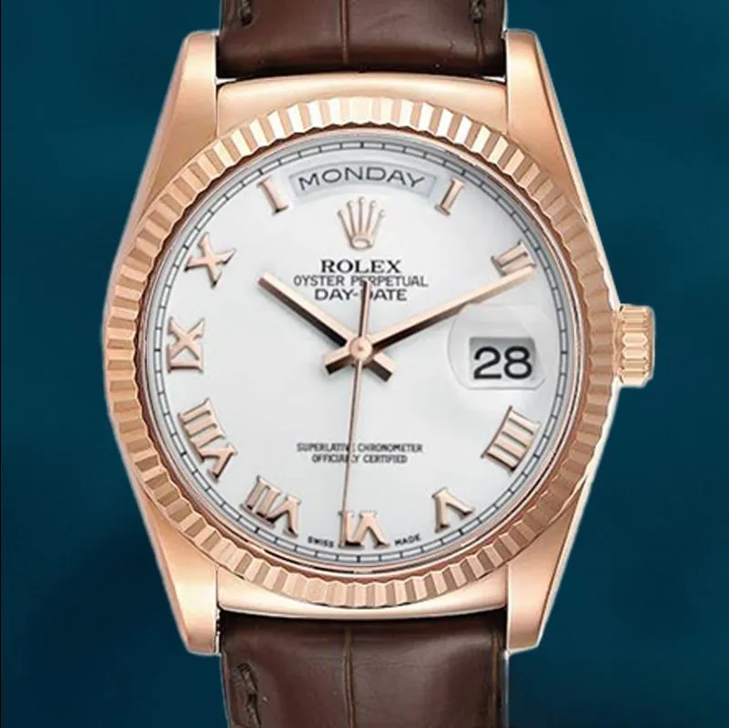 Rolex Day-Date 36mm 118135-0022 Men’s Brown Dial