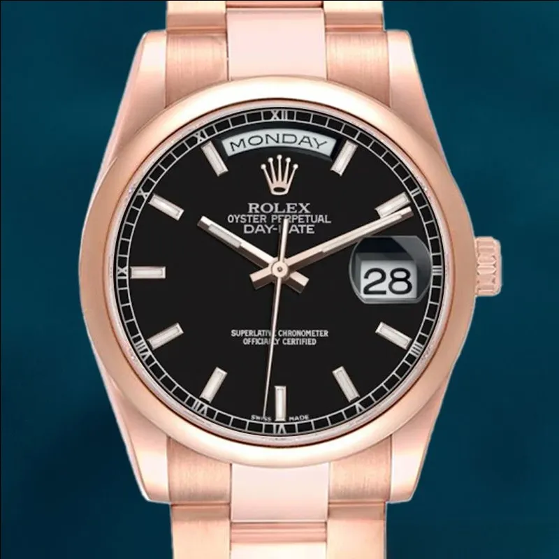 Rolex Day-Date 36mm 118205 Men’s Automatic President BraceletOyster Bracelet