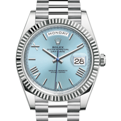 Rolex Day-Date 40mm m228236-0013 Men’s Silver-tone President Bracelet