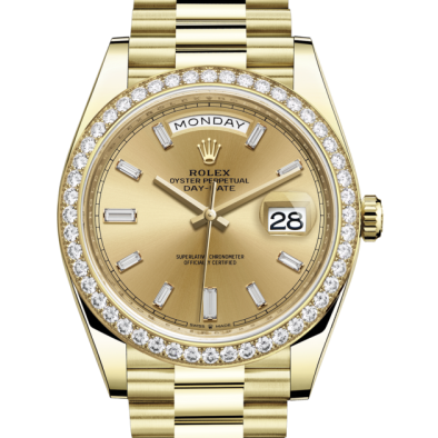 Rolex Day-Date 40 Oyster 40 mm yellow gold and diamonds 228348RBR