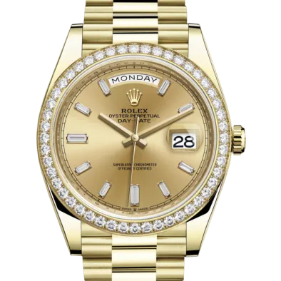 Rolex Day-Date 40 Oyster 40 mm yellow gold and diamonds 228348RBR