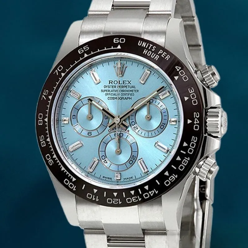 Rolex Daytona 116506IBLDO Men’s 40mm Silver-tone