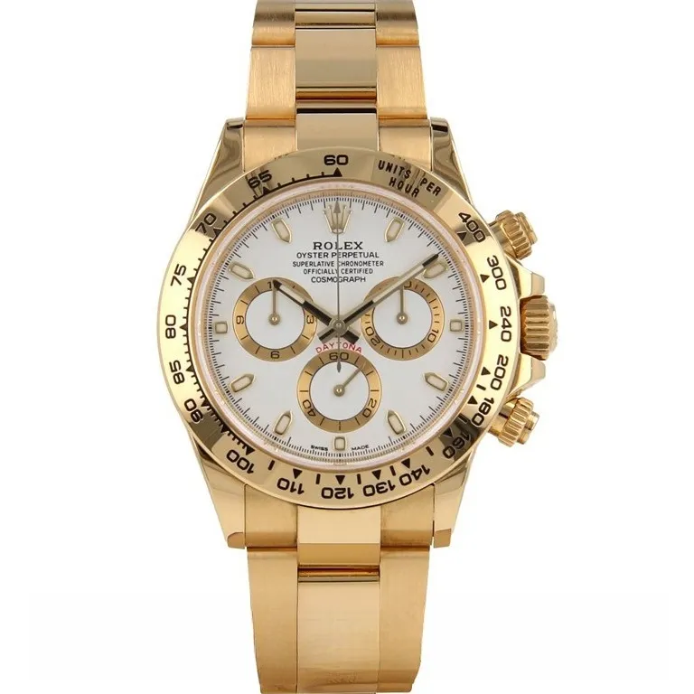 Rolex Daytona 116508.1 Unisex White 40MM
