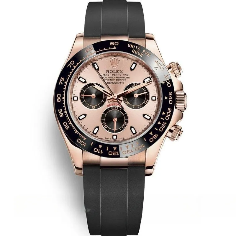 Rolex Daytona 116515ln.2 Men Rose & Black 40MM