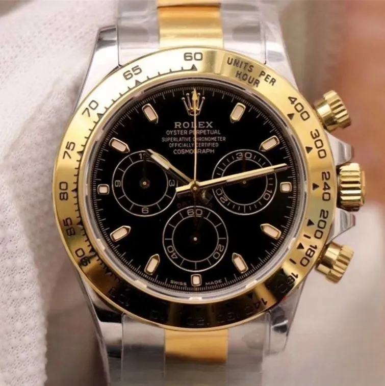 Rolex daytona cosmograph blue dial sapphire crystal 40mm swiss replica 116503.11