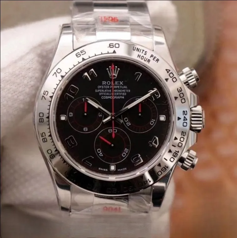 Rolex daytona cosmograph blue dial stainless steel 40mm swiss replica 116509.78599.2