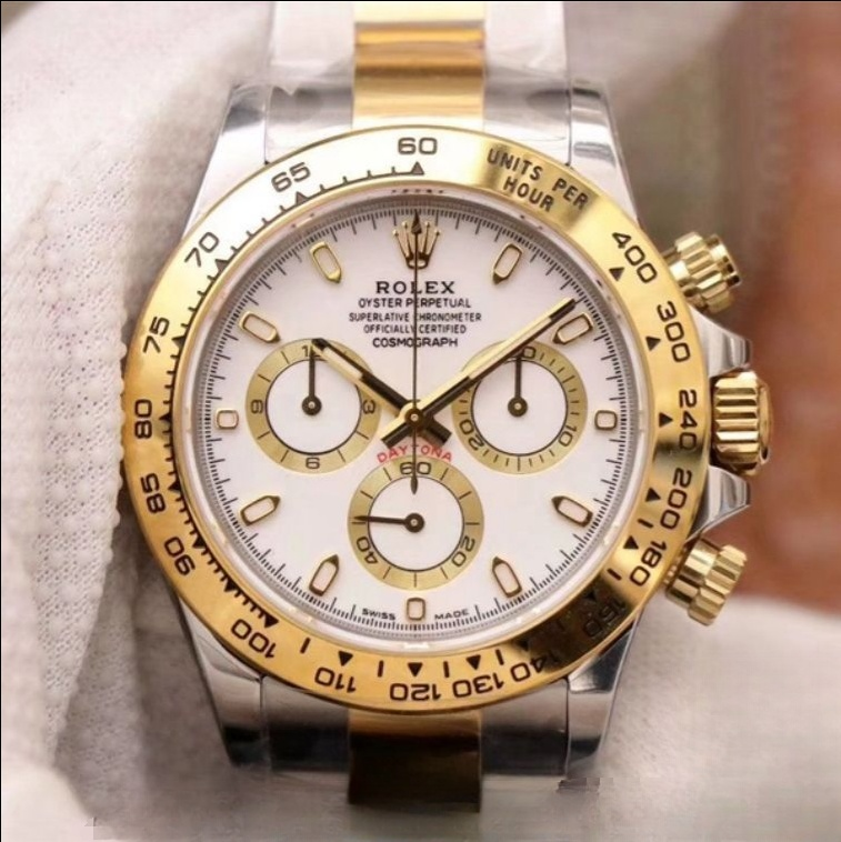 Rolex daytona cosmograph white dial stainless steel 40mm swiss replica 116503.6
