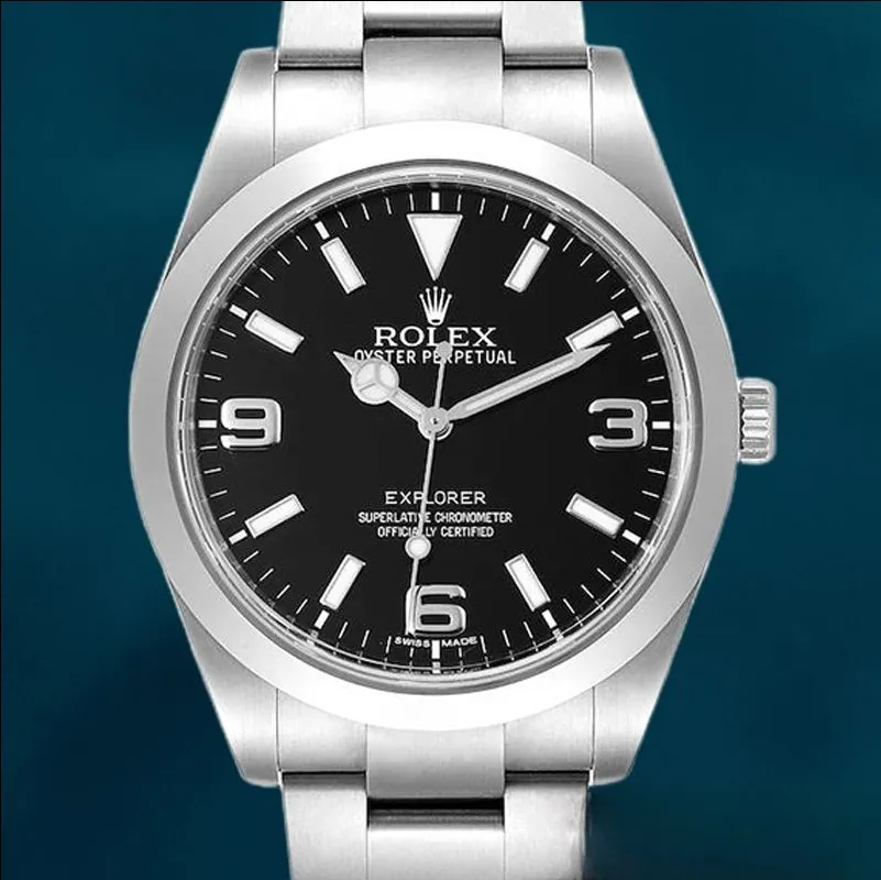 Rolex Explorer Men’s 40mm m214270-0003 Watch Black Dial