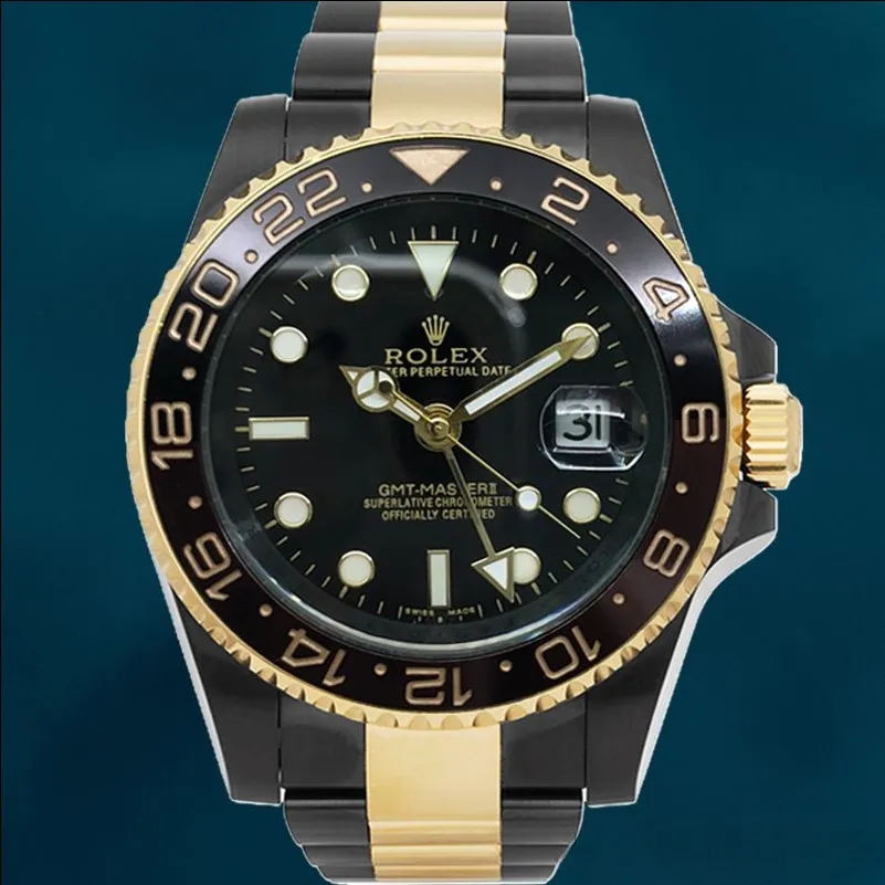 Rolex GMT-Master II Men’s 40mm 116713 Automatic Stainless Steel Swiss Replica Wa
