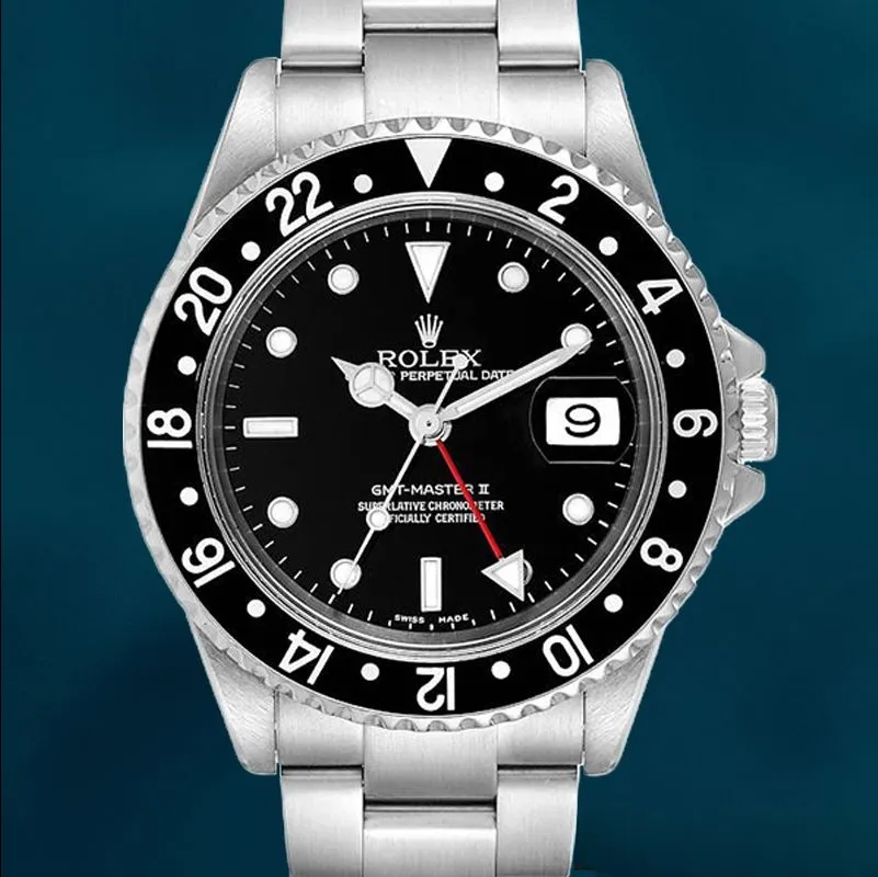 Rolex Gmt Master Ii 16710BKSO Men’s 40mm Automatic