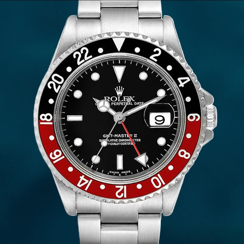 Rolex Gmt Master Ii 40mm 16710COKE Men’s Black Dial Oyster Bracelet