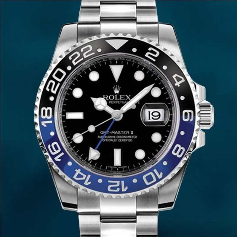 Rolex Gmt Master Ii 40mm Men’s 116710BLNR-78200 Oyster Bracelet