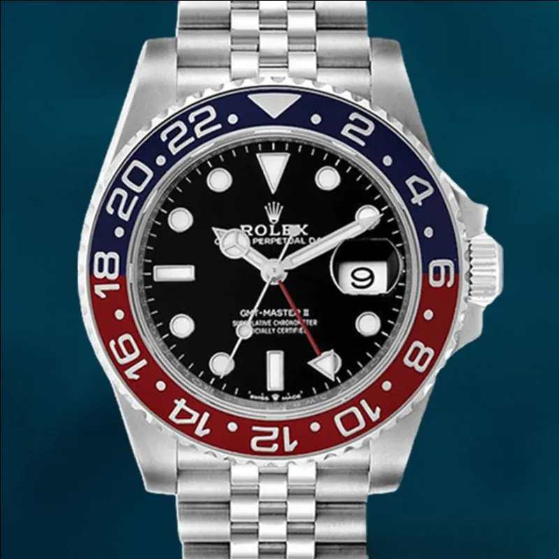 Rolex Gmt Master Ii 40mm Men’s m126710blro-0002 Jubilee Bracelet Watch