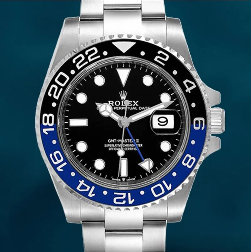 Rolex Gmt Master Ii Men’s m126710blnr-0003 40mm Stainless Steel Automatic
