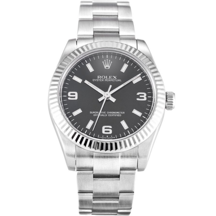 Rolex Lady Oyster Perpetual Automatic Black 177234 31MM