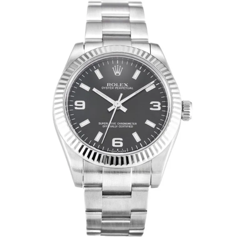Rolex Lady Oyster Perpetual Automatic Black 177234 31MM Review — ARF Super Clone