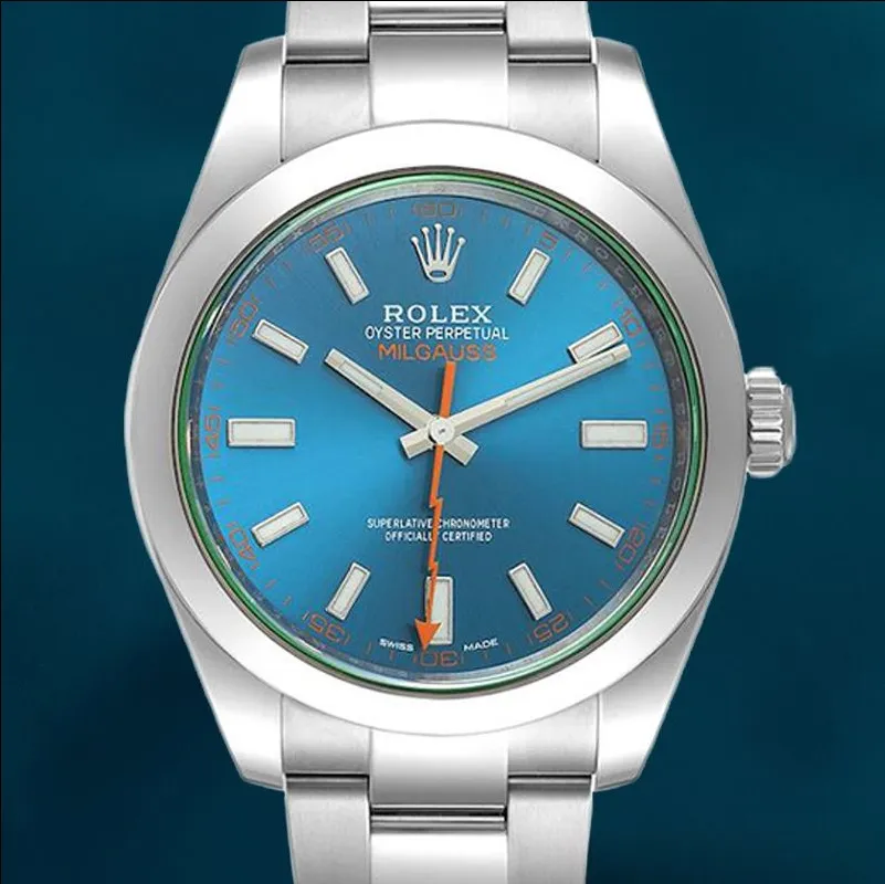 Rolex Milgauss Men’s 40mm m116400gv-0002 Automatic Swiss Replica Watch