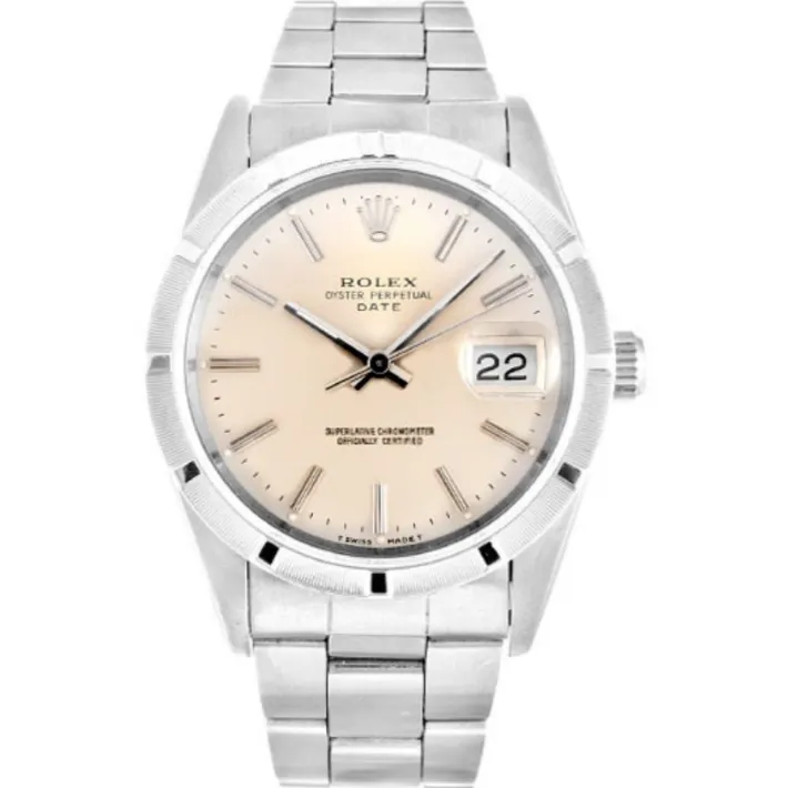 Rolex Oyster Perpetual Date Automatic White 15210 34MM