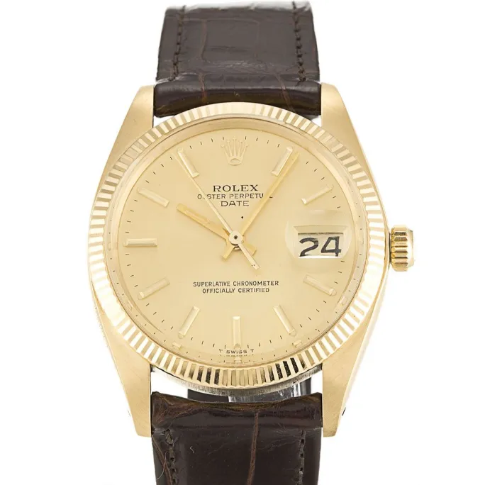 Rolex Oyster Perpetual Date Automatic Silver 1500 36MM