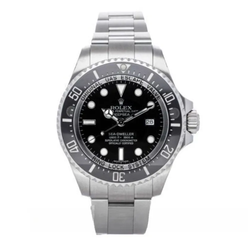 Rolex sea-dweller men’s 44mm 116660 black dial swiss replica watch