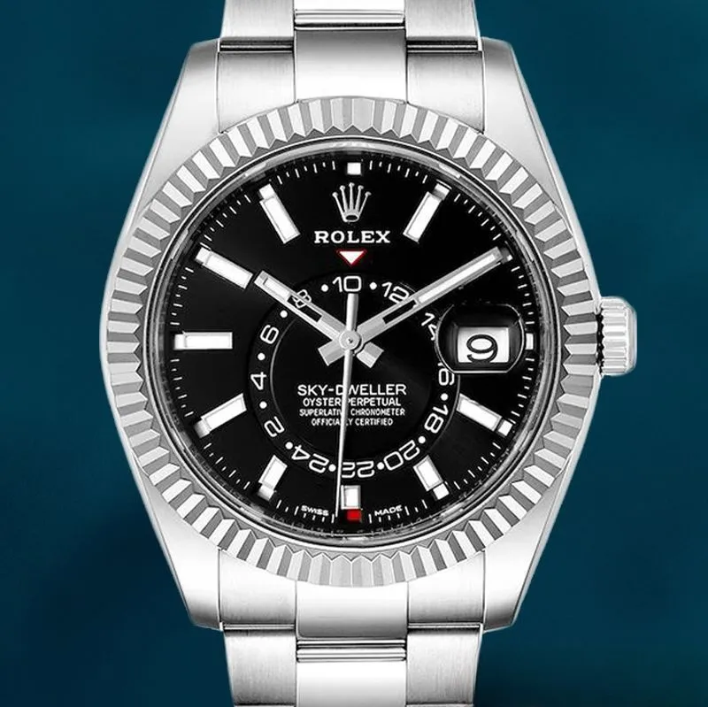 Rolex Sky-Dweller Oyster 42 mm Oystersteel and white gold 326934