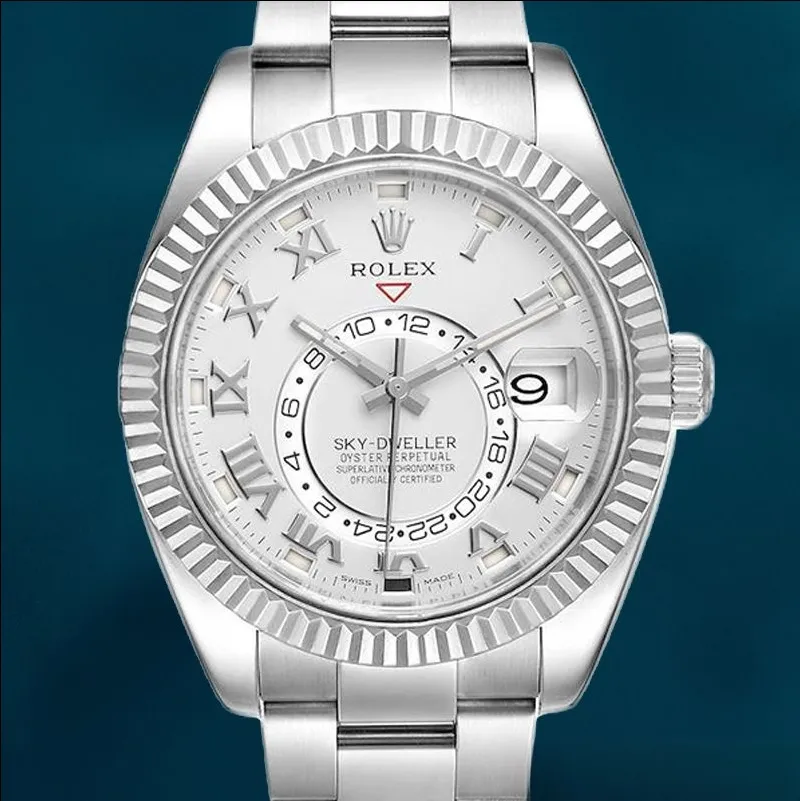 Rolex Sky-dweller 326939-72419 41mm Men’s Silver-tone