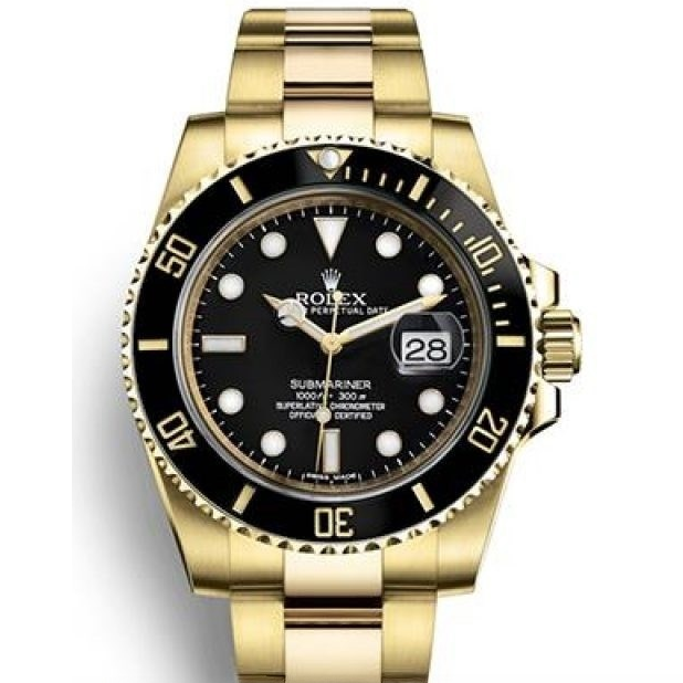 Rolex Submariner 116618.1 Men Black 40MM