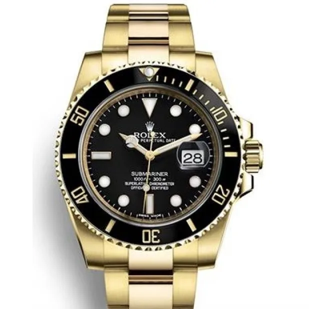 Rolex Submariner 116618.1 Men Black 40MM