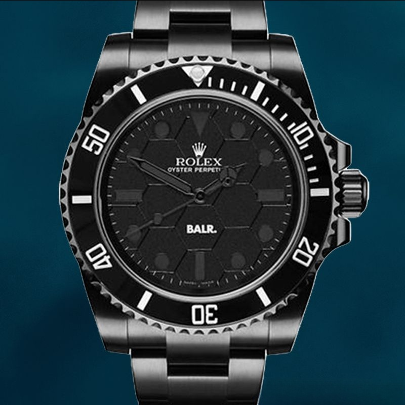 Rolex Submariner 40mm Men’s BALR Black Dial Swiss Replica Watch