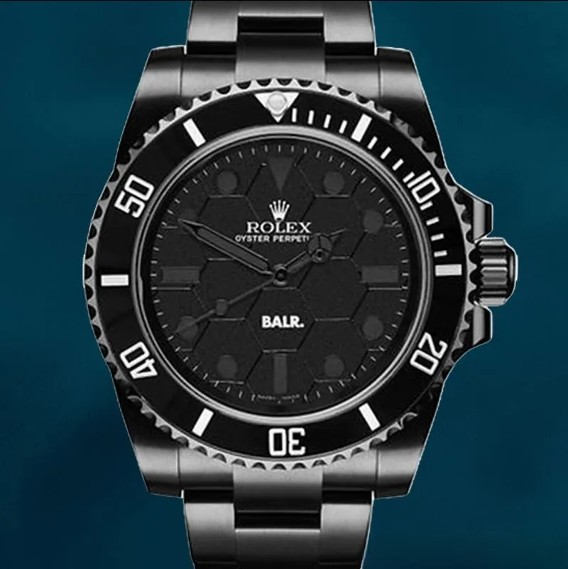 Rolex Submariner 40mm Men’s BALR Black Dial Swiss Replica Watch