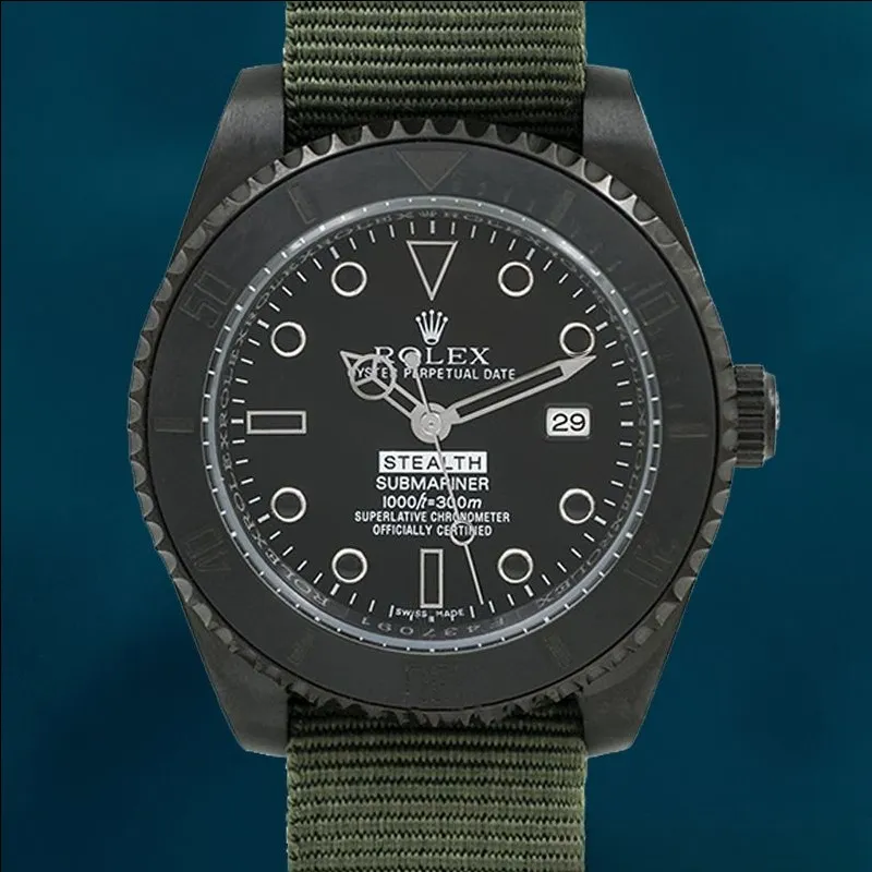 Rolex Submariner 40mm Men’s Stealth Automatic Swiss Replica Watch