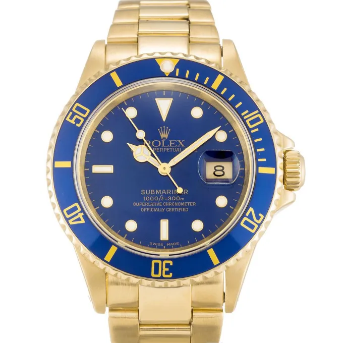 Rolex Submariner Automatic Blue 16618 40MM