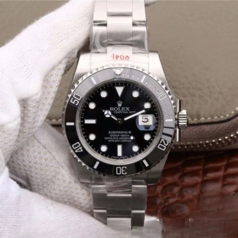 Rolex submariner black dial stainless steel 40mm swiss replica 114060.3