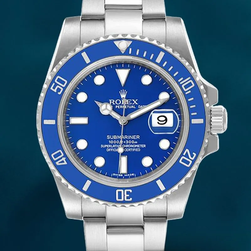 Rolex Submariner Men’s 40mm 116619LB-97209 Stainless Steel Bracelet