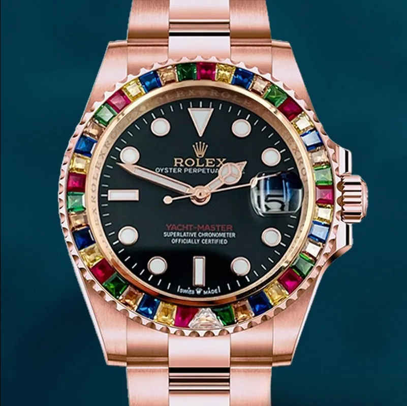 Rolex Yacht-Master Men’s 40mm 116695 Rubber Band Automatic Swiss Replica Watch