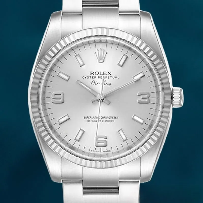 Rolex Air-king Men’s 36mm 114234BLAO Swiss Replica Watch
