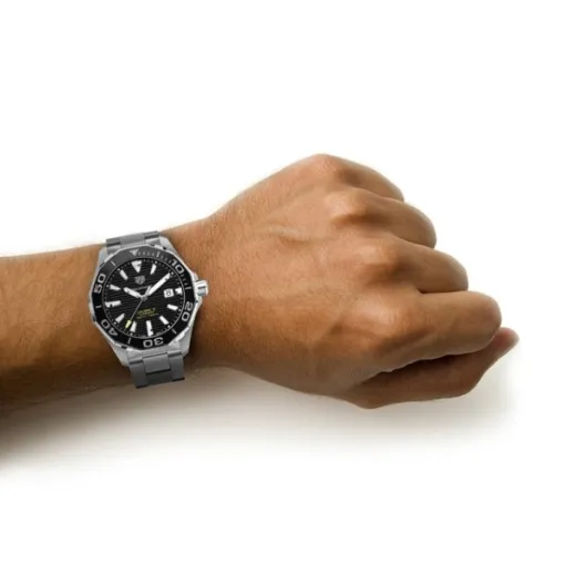 TAG Heuer Aquaracer Men Automatic Black Stainless Steel Watch WAY201A.BA0927 photo 2