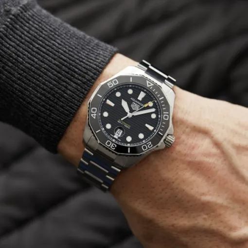 TAG Heuer Aquaracer Men Automatic Black Stainless Steel Watch WBP201A.BA0632 photo 5