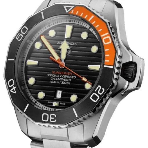 TAG Heuer Aquaracer Men Automatic Black Titanium Watch WBP5A8A.BF0619 photo 2