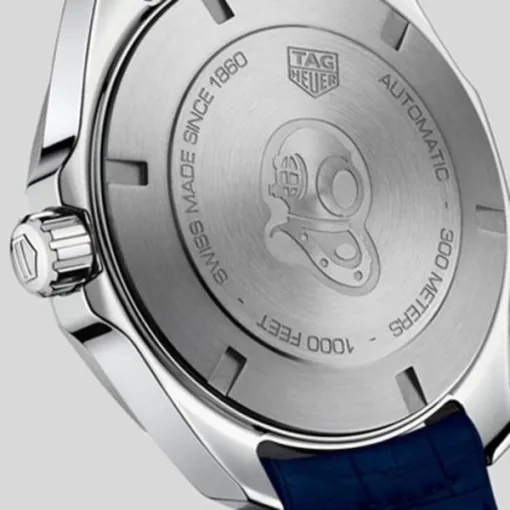 TAG Heuer Aquaracer Men Automatic Blue Rubber Watch WAY201P.FT6178 photo 3