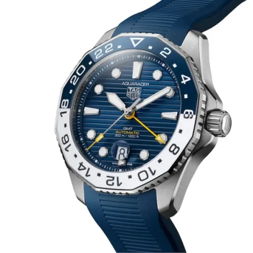 TAG Heuer Aquaracer Men Automatic Blue Rubber Watch WBP2010.FT6198 - Photo 2