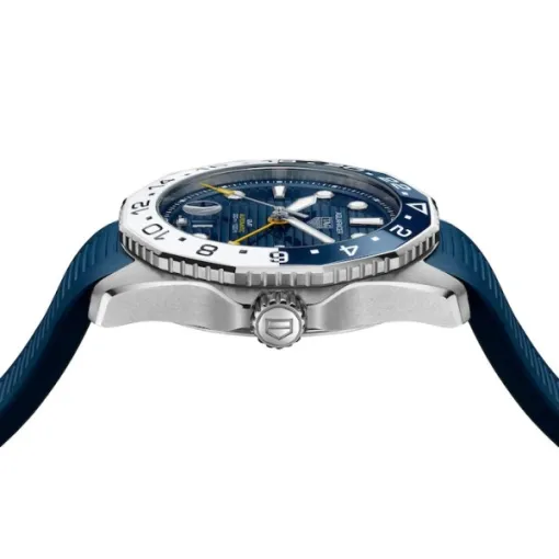 TAG Heuer Aquaracer Men Automatic Blue Rubber Watch WBP2010.FT6198 - Photo 4