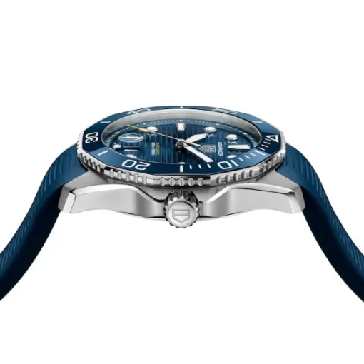 TAG Heuer Aquaracer Men Automatic Blue Rubber Watch WBP201B.FT6198 photo 3