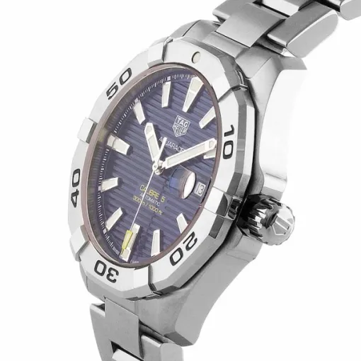 TAG Heuer Aquaracer Men Automatic Blue Stainless Steel Watch WAY2012.BA0927 photo 3