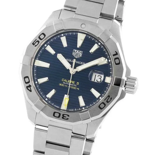 TAG Heuer Aquaracer Men Automatic Blue Stainless Steel Watch WAY2012.BA0927 photo 4