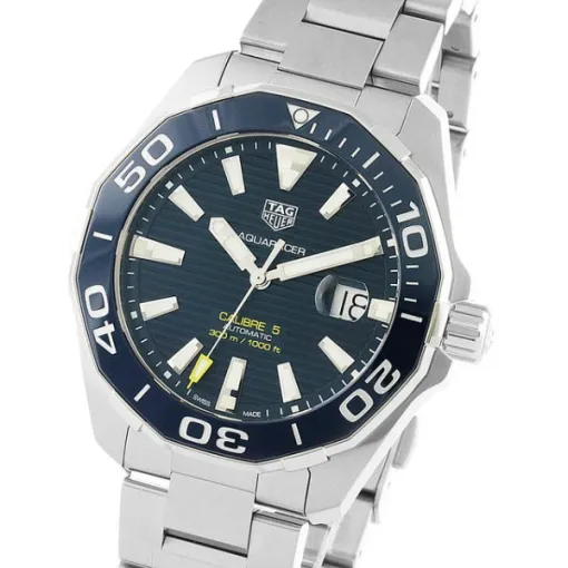TAG Heuer Aquaracer Men Automatic Blue Stainless Steel Watch WAY201B.BA0927 photo 4
