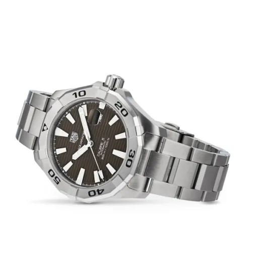 TAG Heuer Aquaracer Men Automatic Brown Stainless Steel Watch WAY2018.BA0927 photo 2