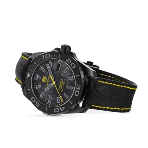 TAG Heuer Aquaracer Men Automatic Grey Fabric Watch WBD218B.FC6446 photo 2