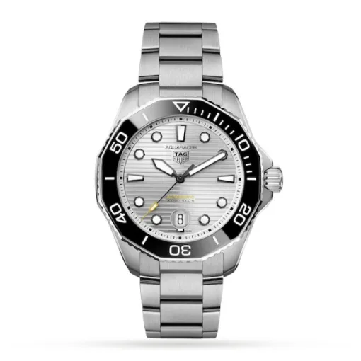 TAG Heuer Aquaracer Men Automatic Silver Stainless Steel Watch WBP201C.BA0632 - Photo 2